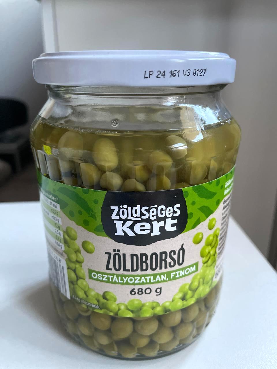 Képek - Zöldborsó osztályozatlan, finom Zöldséges kert