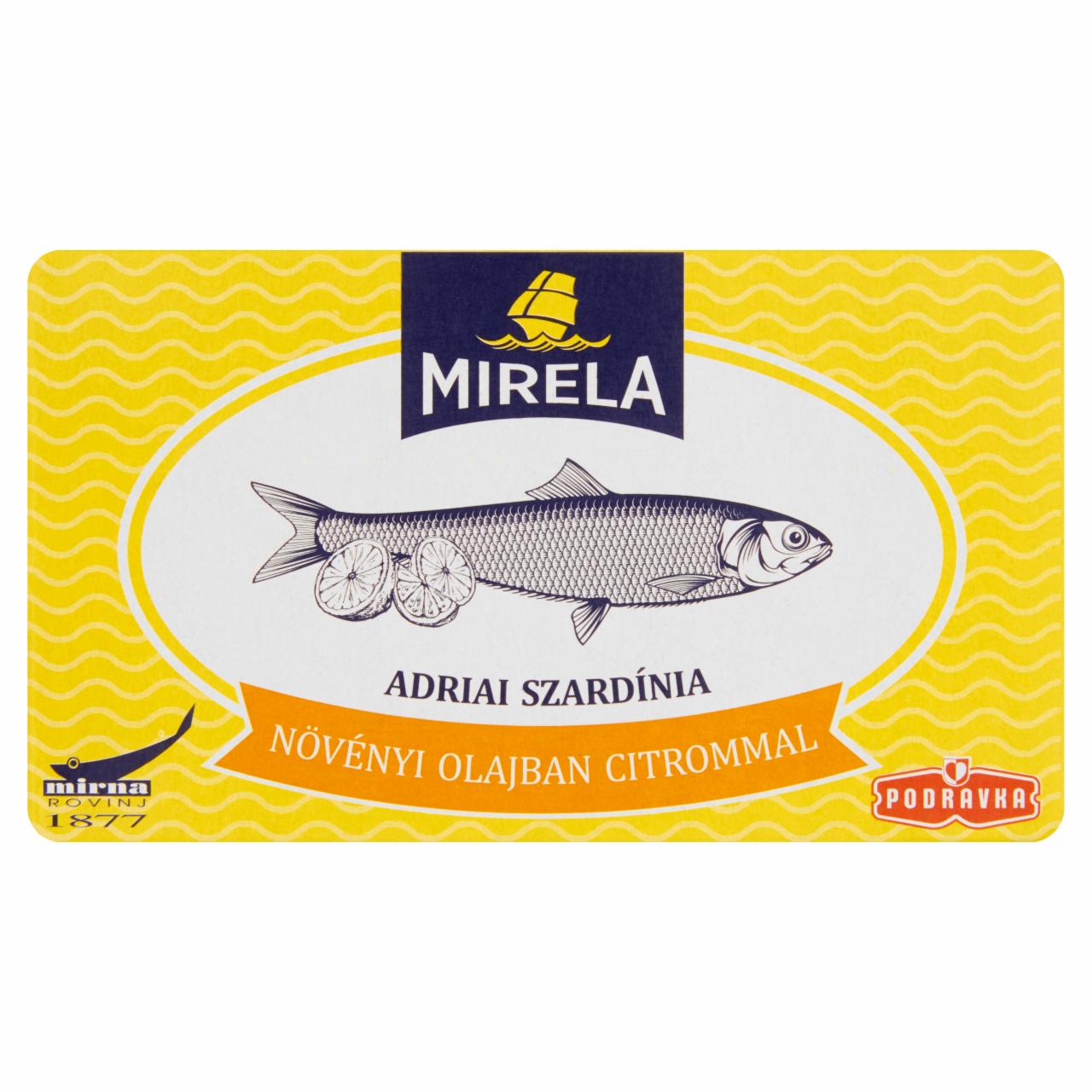 Képek - Mirela adriai szardínia növényi olajban citrommal 100 g