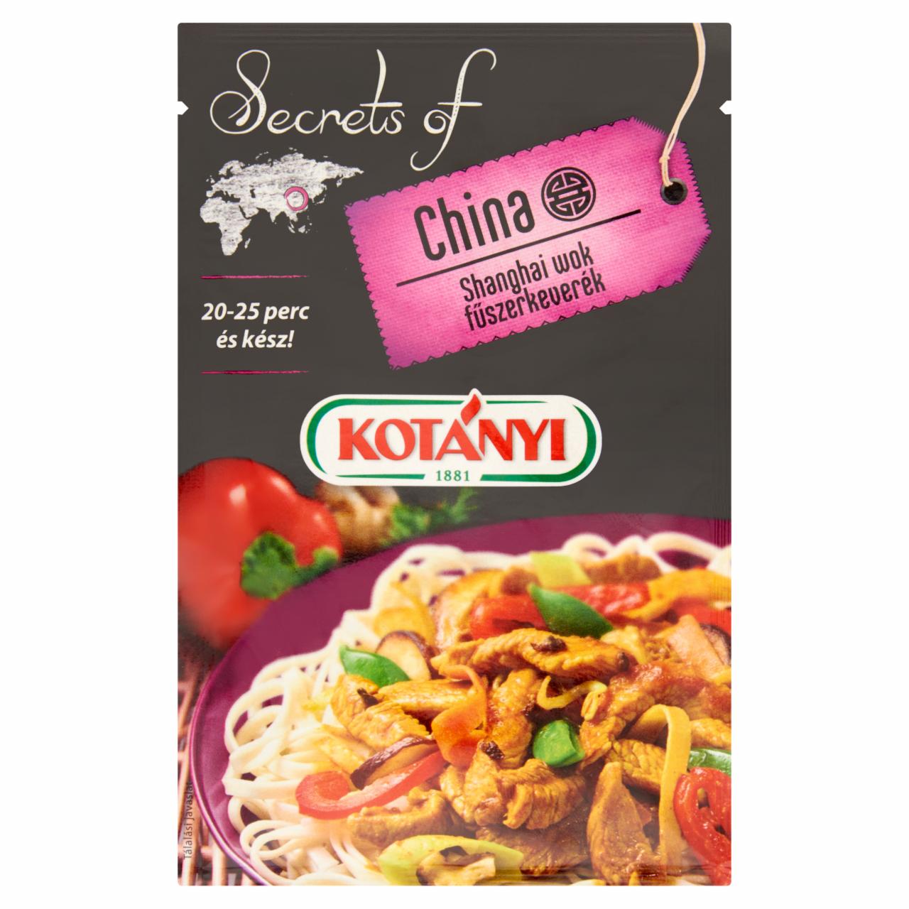 Képek - Kotányi Secrets of China Shanghai wok fűszerkeverék 20 g