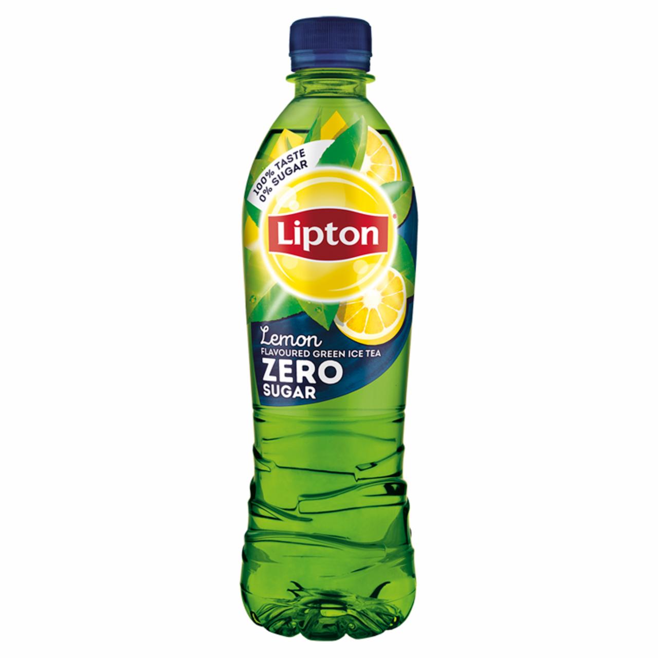 Képek - Lipton Green Ice Tea Zero energiamentes citrom ízű szénsavmentes üdítőital édesítőszerekkel 500 ml