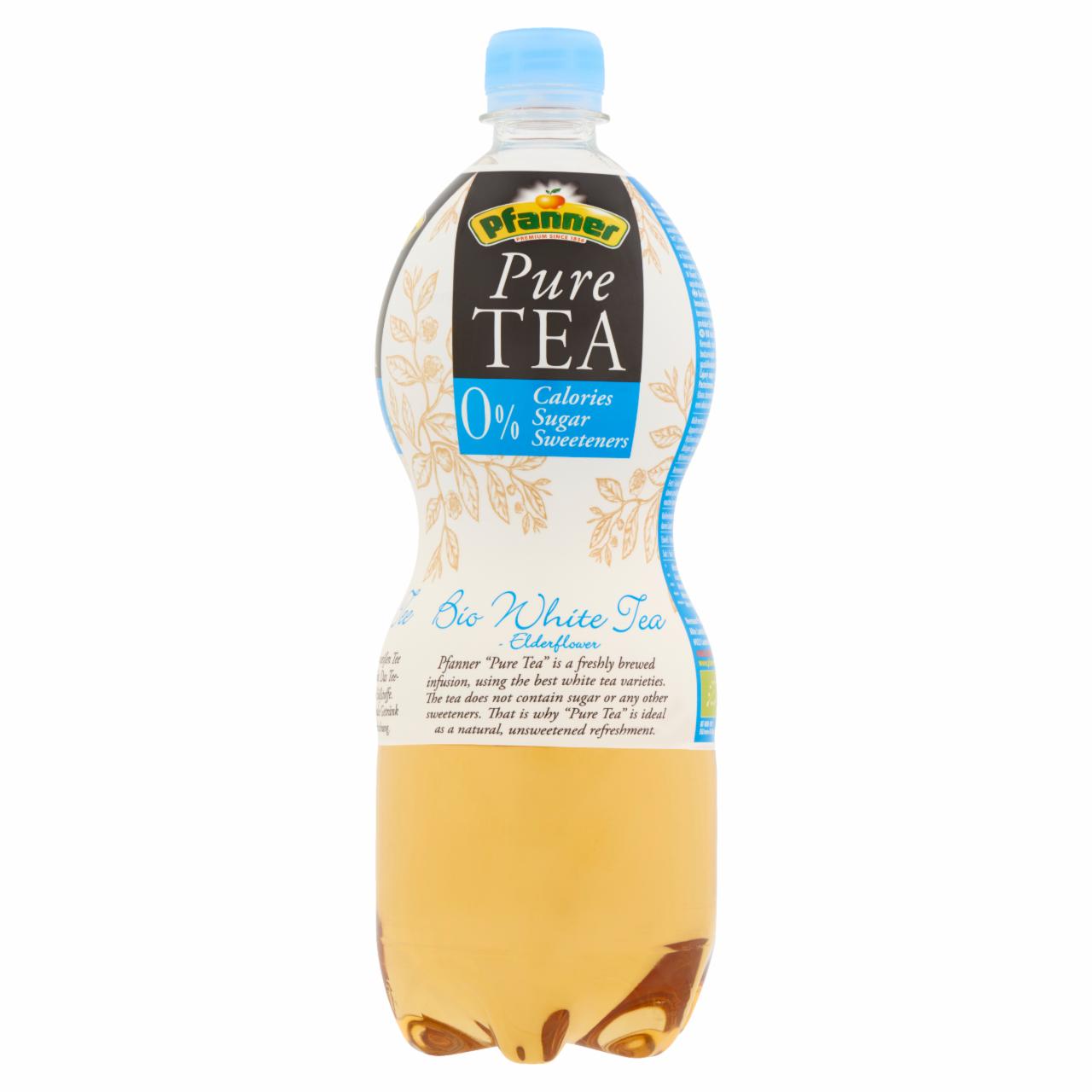Képek - Pfanner Pure Tea BIO tea üdítőital citrom- és bodzavirág ízesítéssel fehér teából és bodzából 1 l