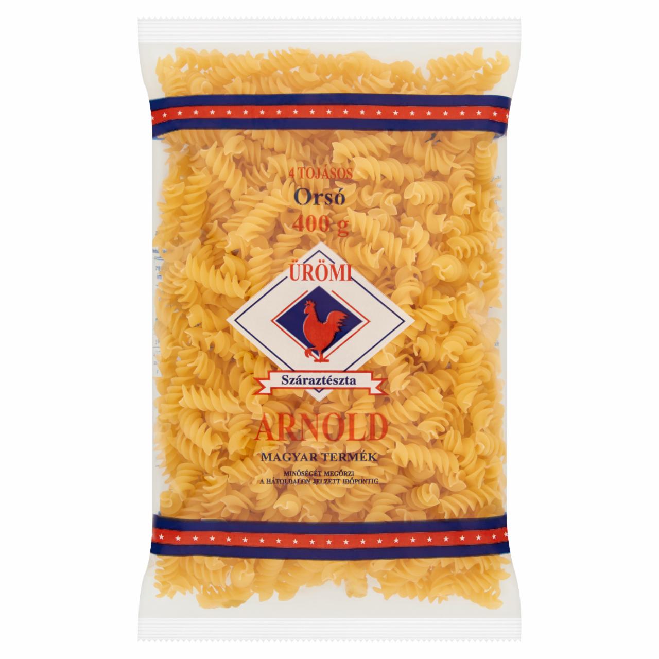 Képek - Ürömi Arnold orsó 4 tojásos száraztészta 400 g