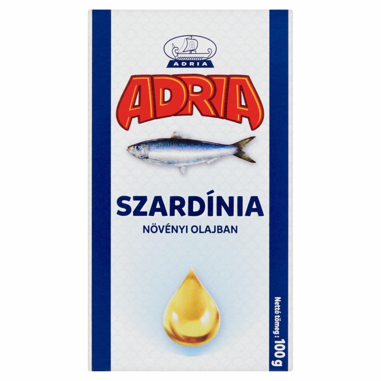 Képek - Adria szardínia növényi olajban 100 g