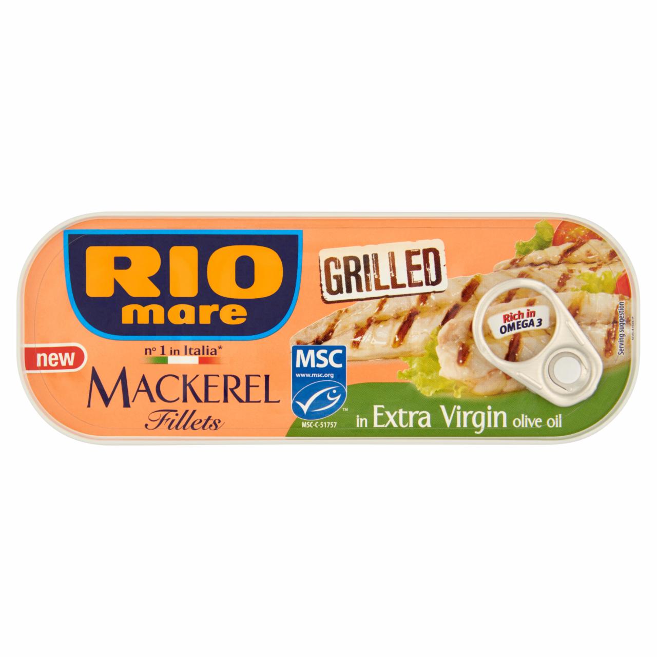 Képek - Rio Mare grillezett makrélafilé extra szűz olívaolajban 120 g