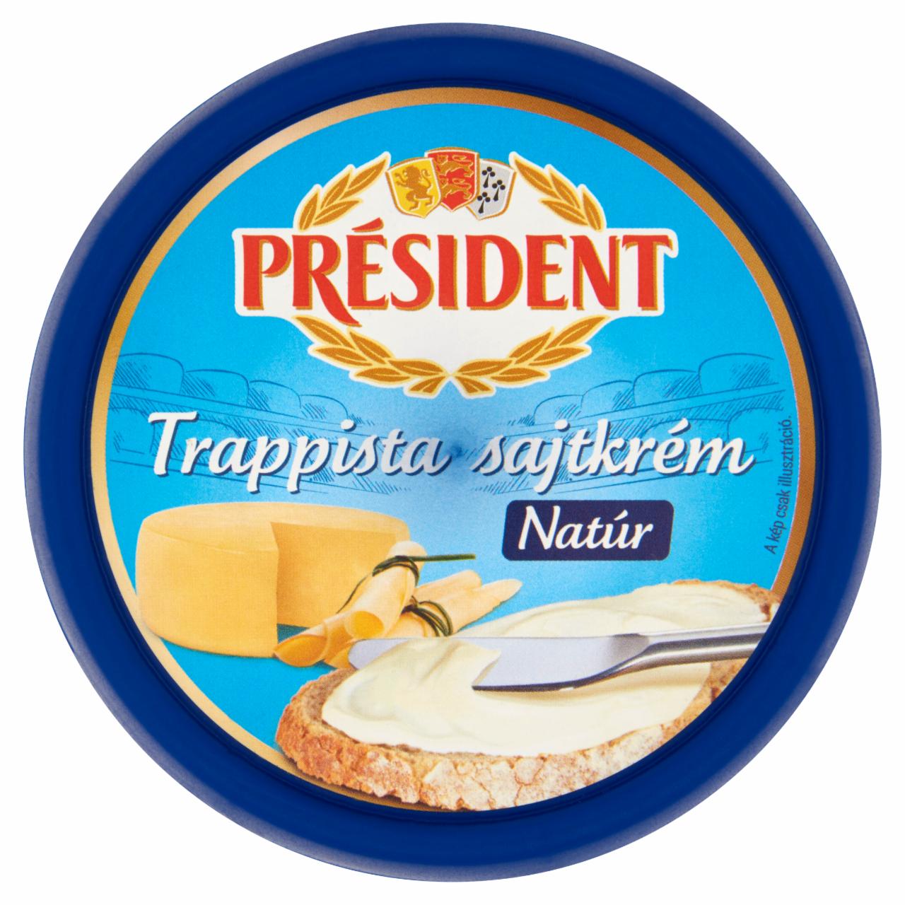 Képek - Président natúr trappista sajtkrém 125 g