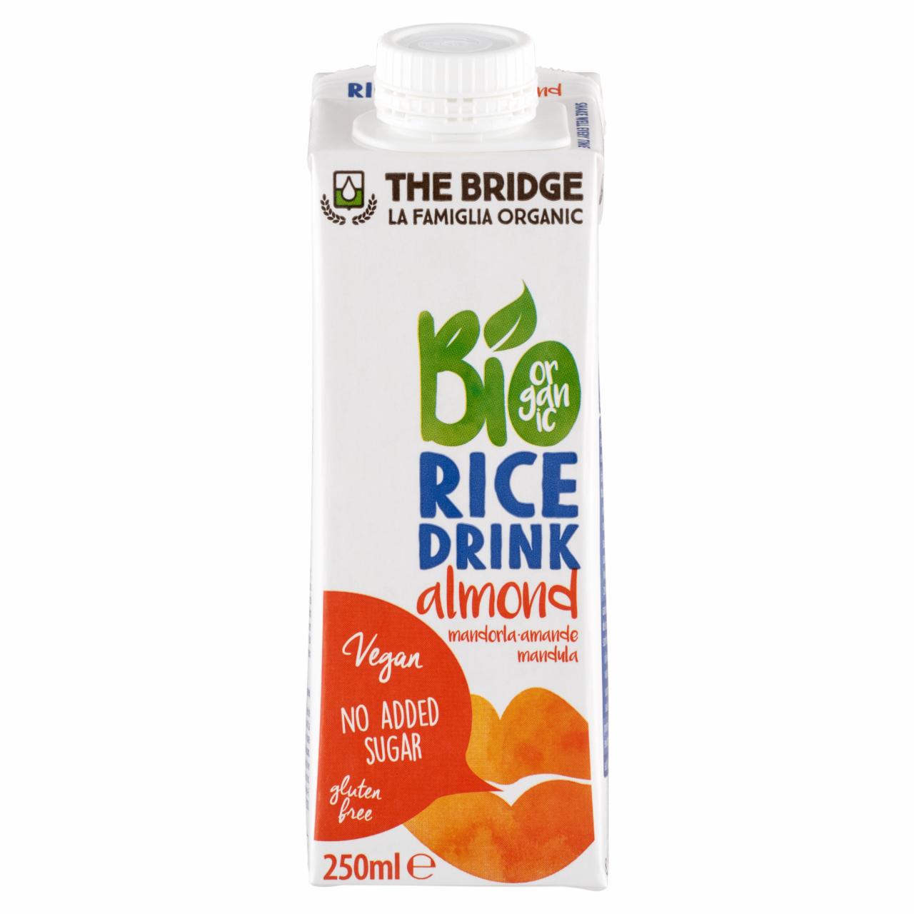 Képek - The Bridge UHT gluténmentes bio mandulás rizsital 250 ml