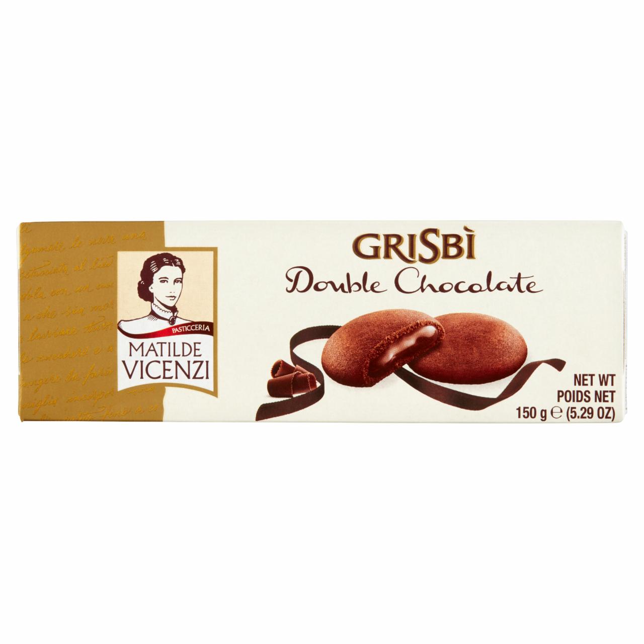 Képek - Grisbi Double Chocolate csokoládés krémmel töltött sütemények 9 db 150 g