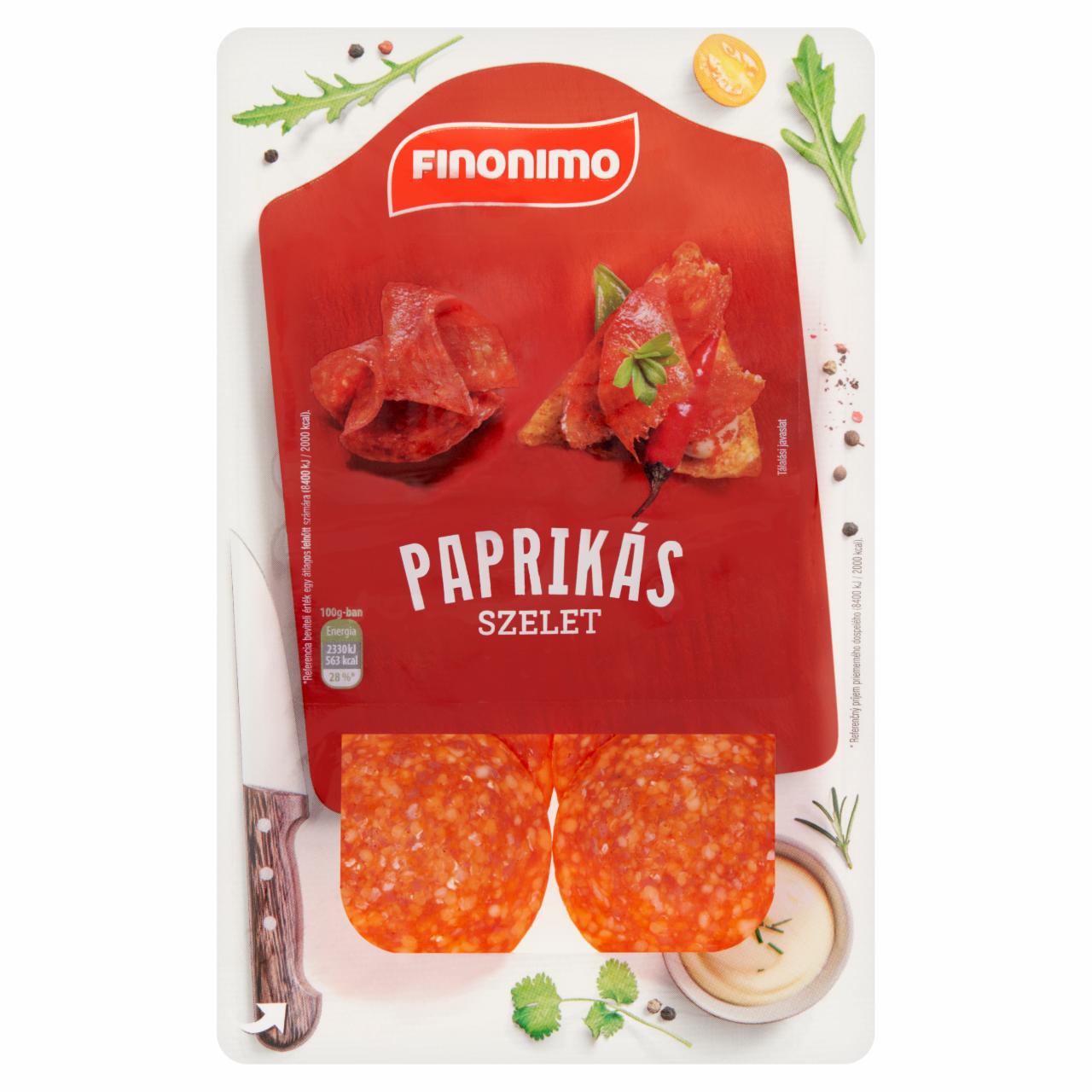 Képek - Finonimo szeletelt paprikás szelet 55 g