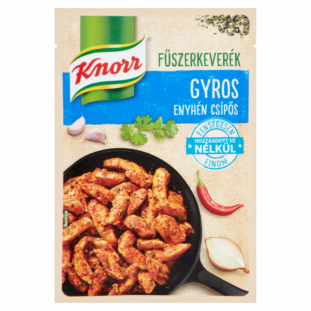Képek - Knorr enyhén csípős gyros fűszerkeverék 25 g