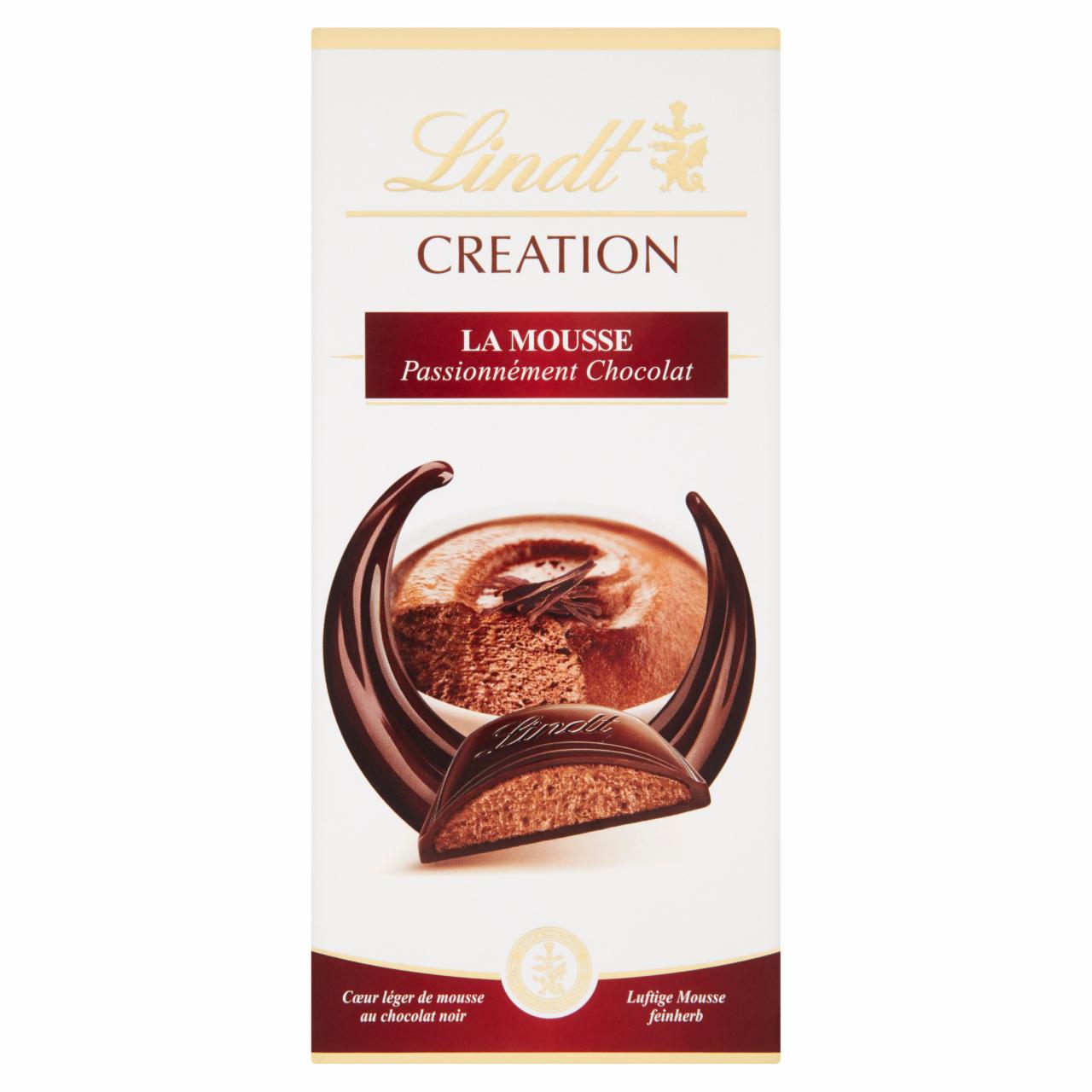 Képek - Lindt Creation csokoládé-habbal töltött keserű csokoládé 140 g