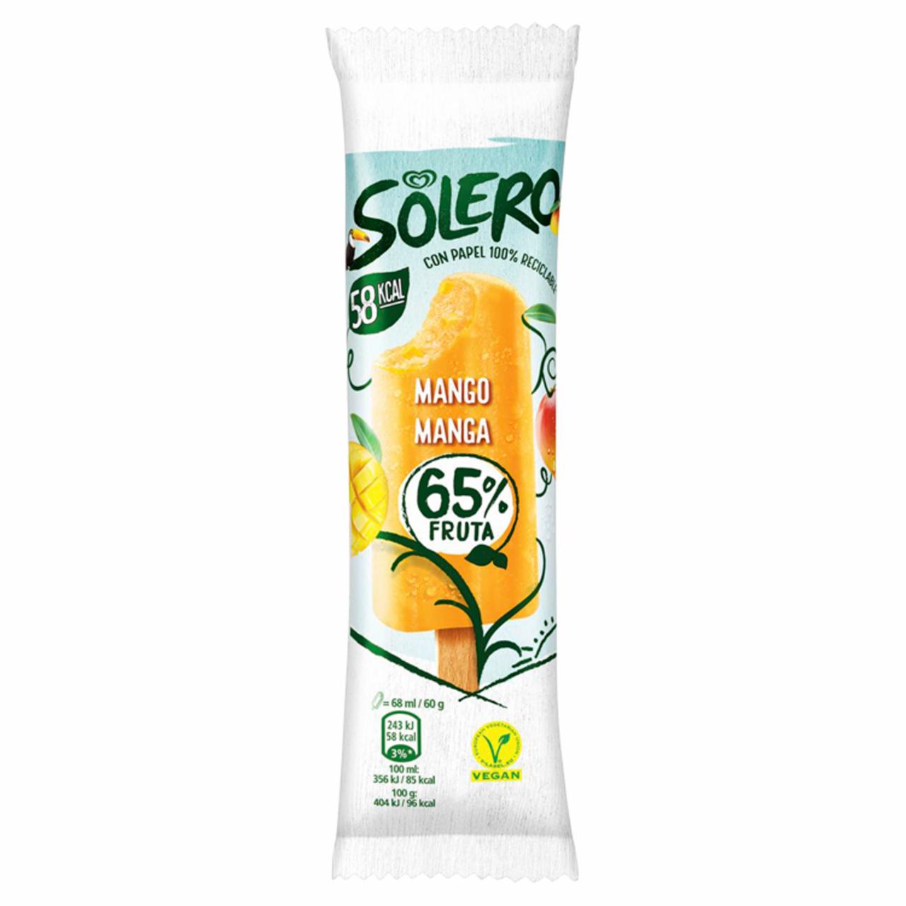 Képek - Solero pálcikás jégkrém Mangó 68 ml