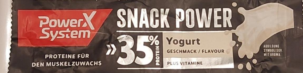 Képek - 35% protein snack power Joghurt geschmack Power X System