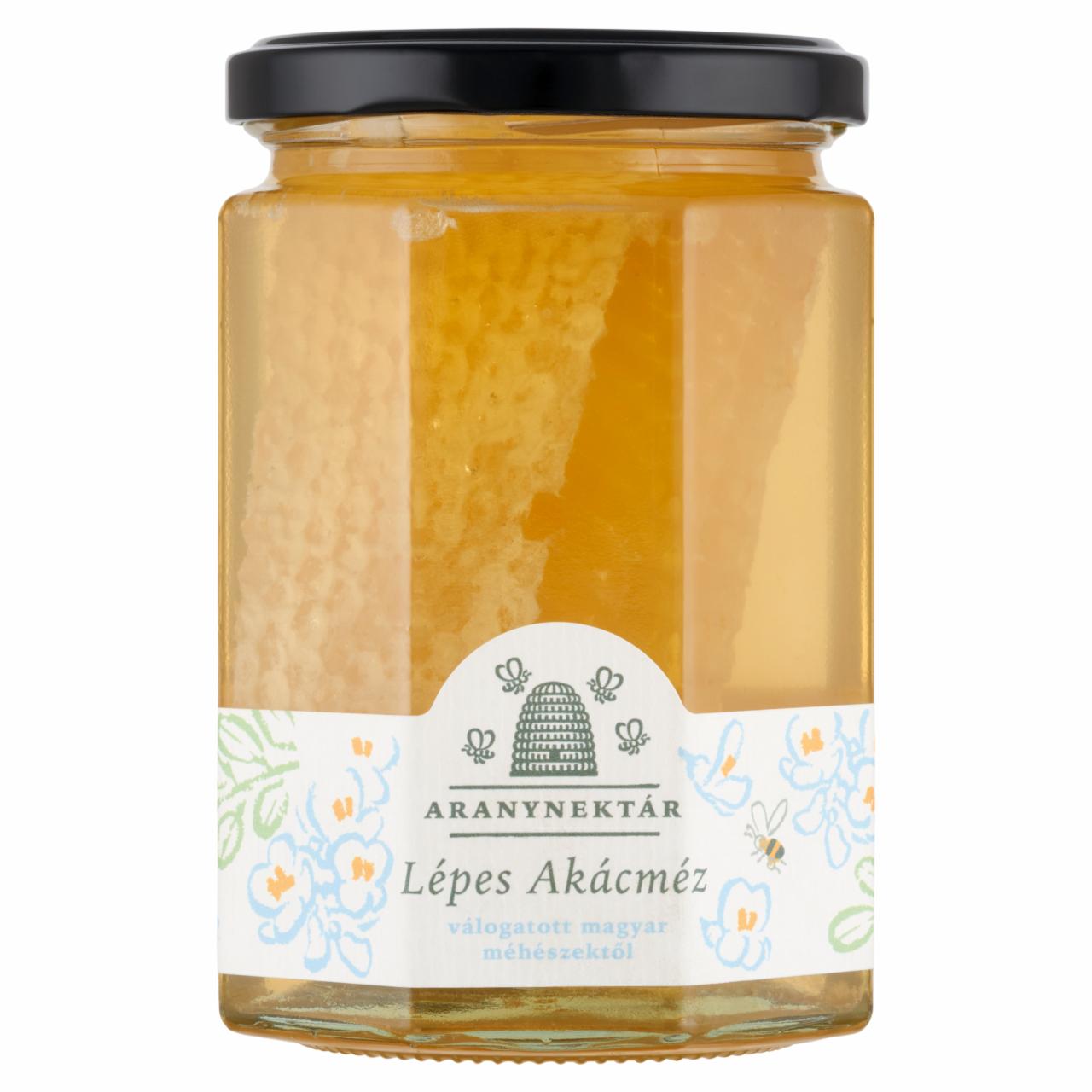 Képek - Aranynektár lépes akácméz 500 g