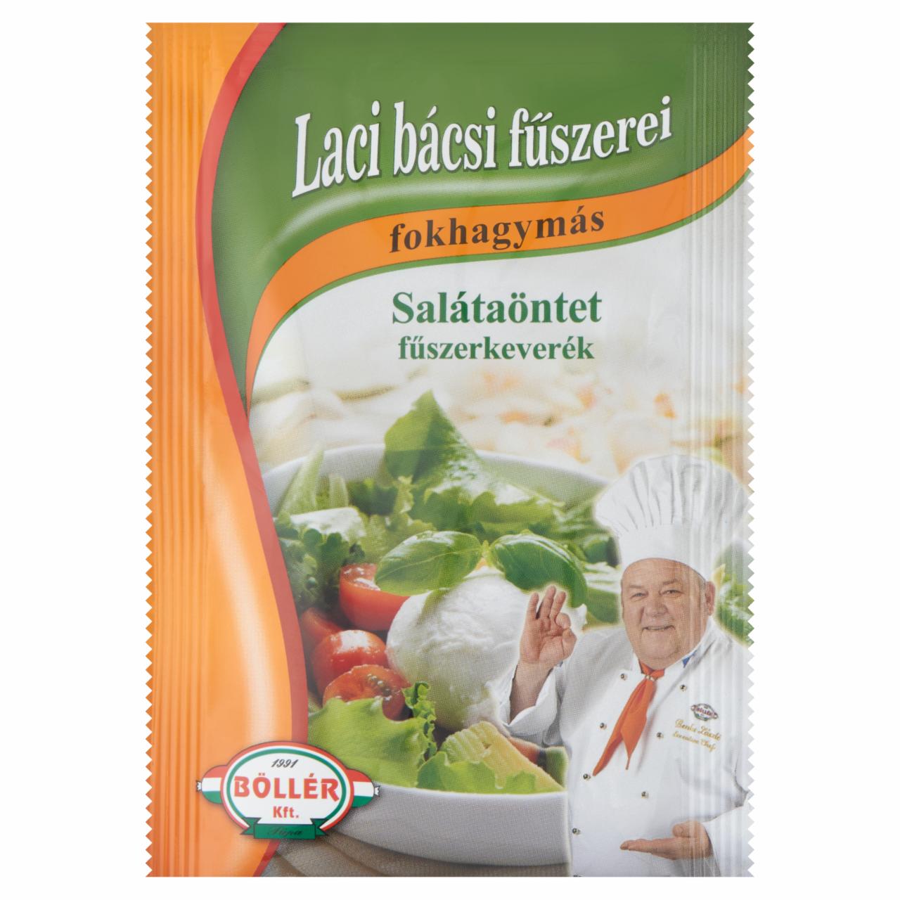 Képek - Böllér Laci Bácsi Fűszerei fokhagymás salátaöntet fűszerkeverék 20 g