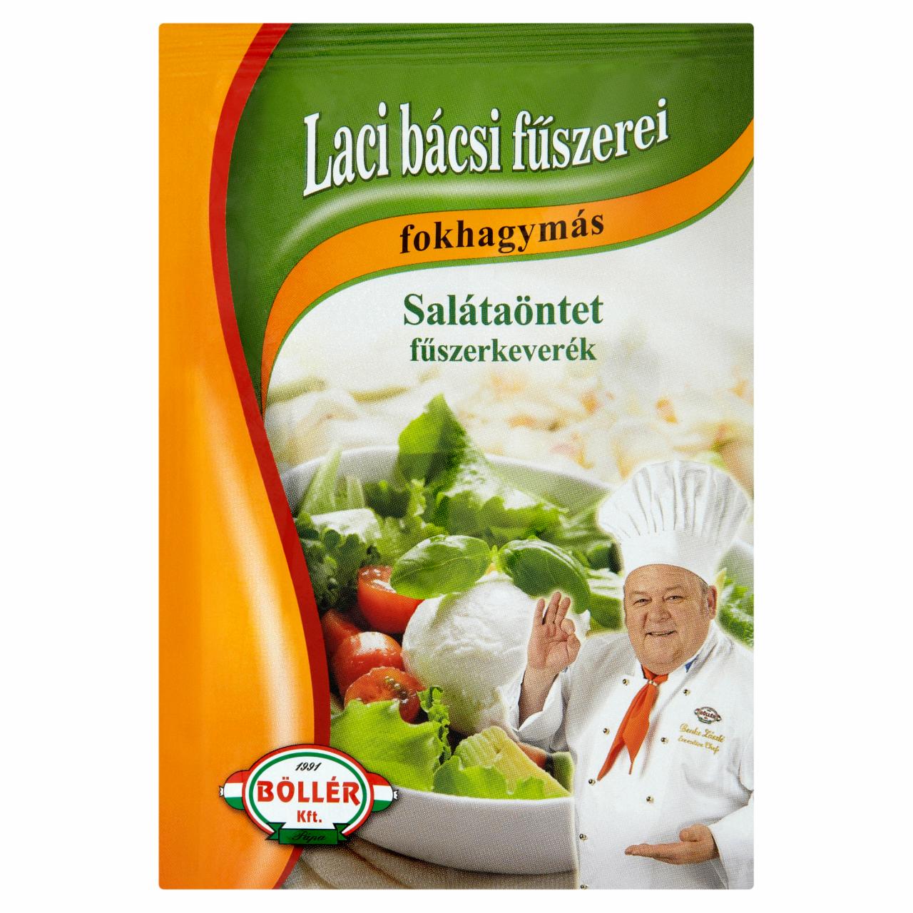 Képek - Böllér Laci Bácsi Fűszerei fokhagymás salátaöntet fűszerkeverék 20 g