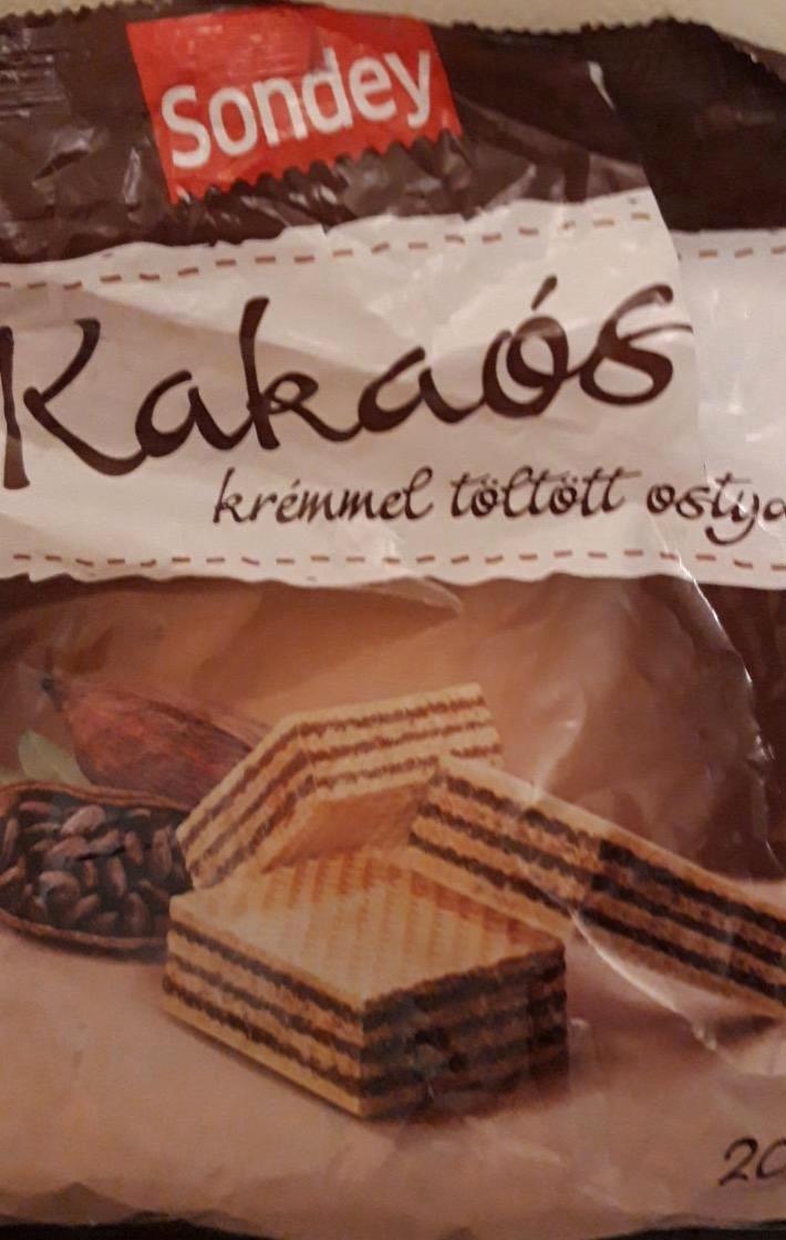 Képek - Kakaós krémmel töltött ostya Sondey