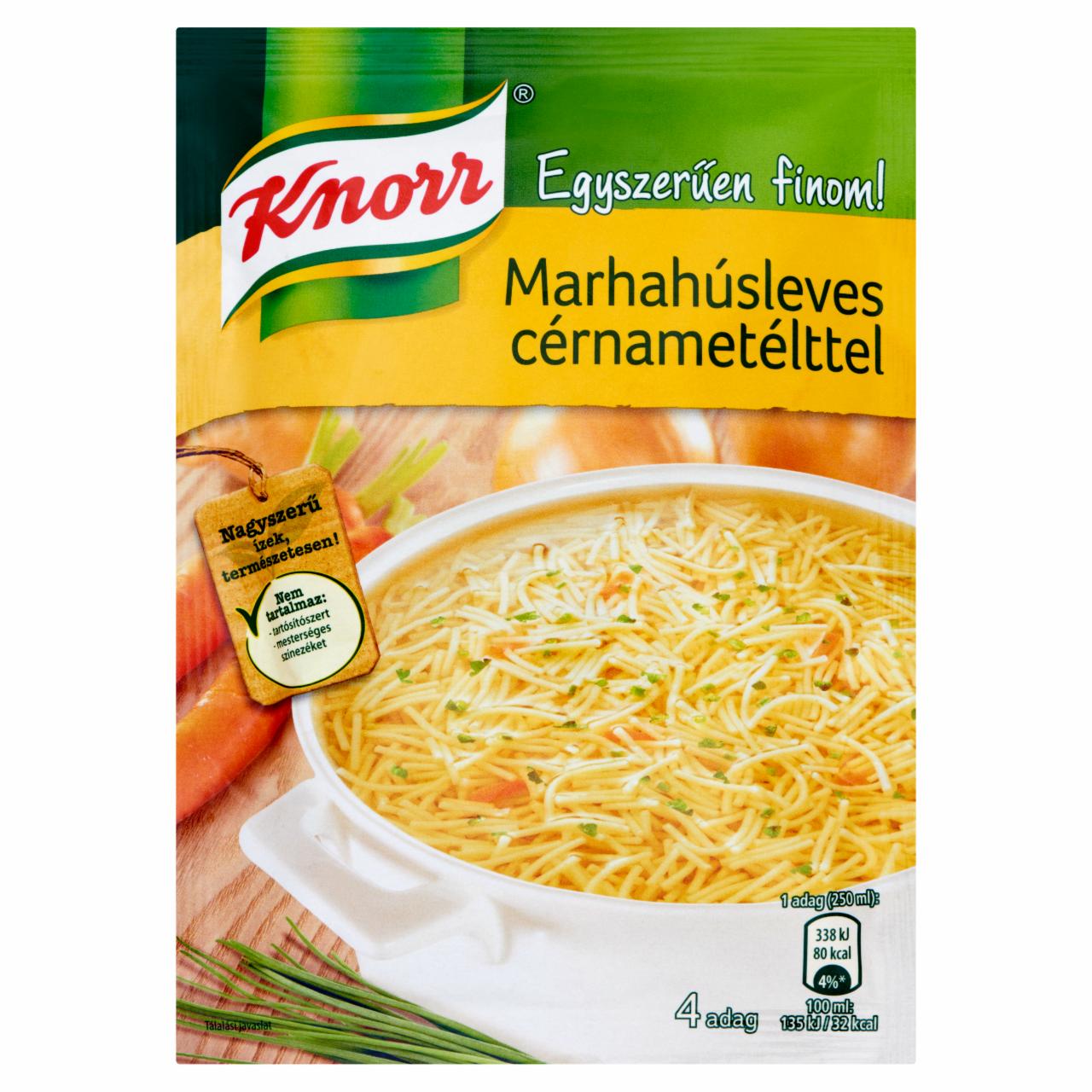 Képek - Knorr Egyszerűen finom! marhahúsleves cérnametélttel 97 g