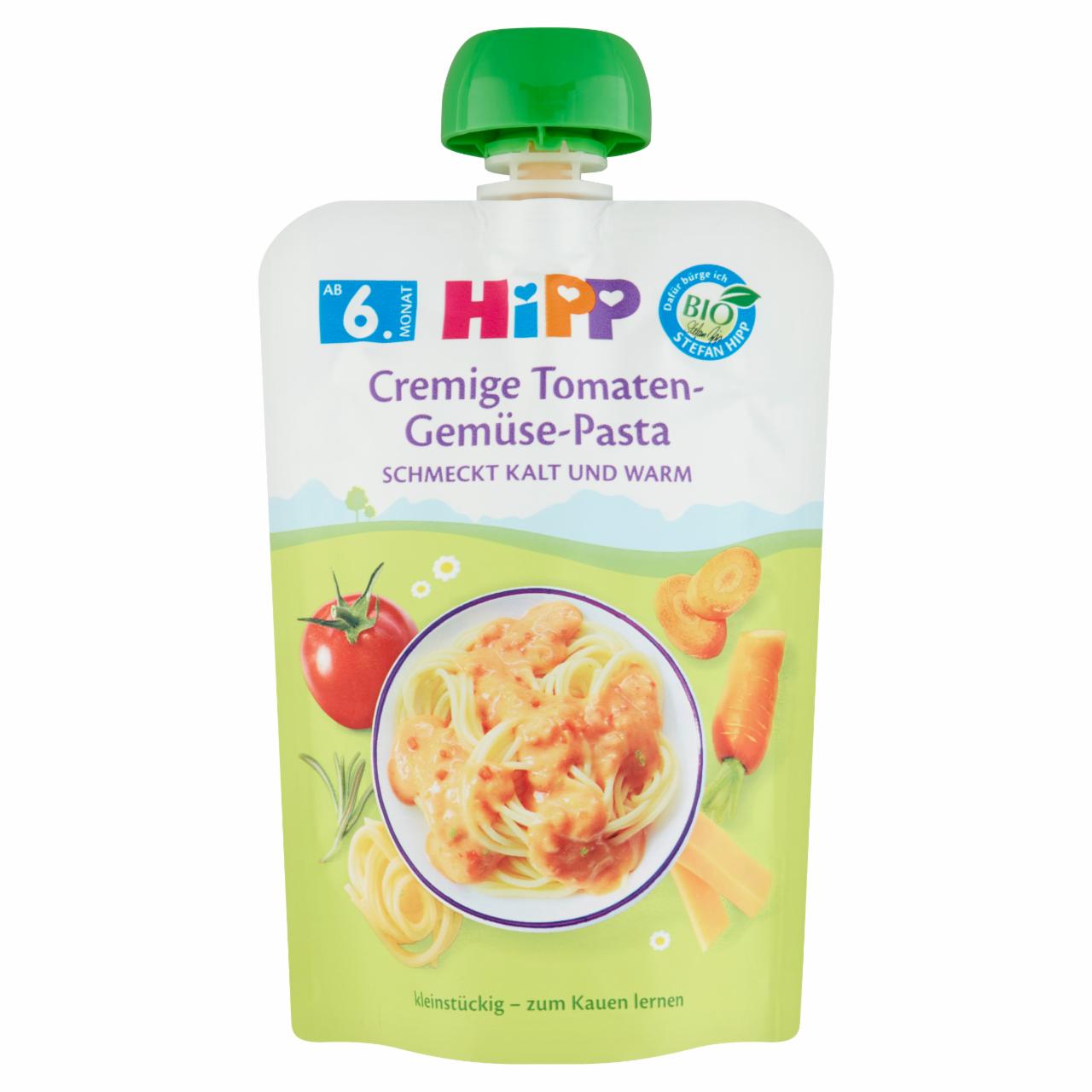 Képek - HiPP BIO zöldséges-paradicsomos tészta bébiétel 6 hónapos kortól 130 g