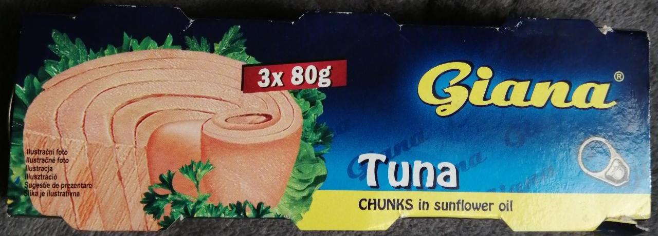 Képek - Tuna chunks in sunflower oil Giana