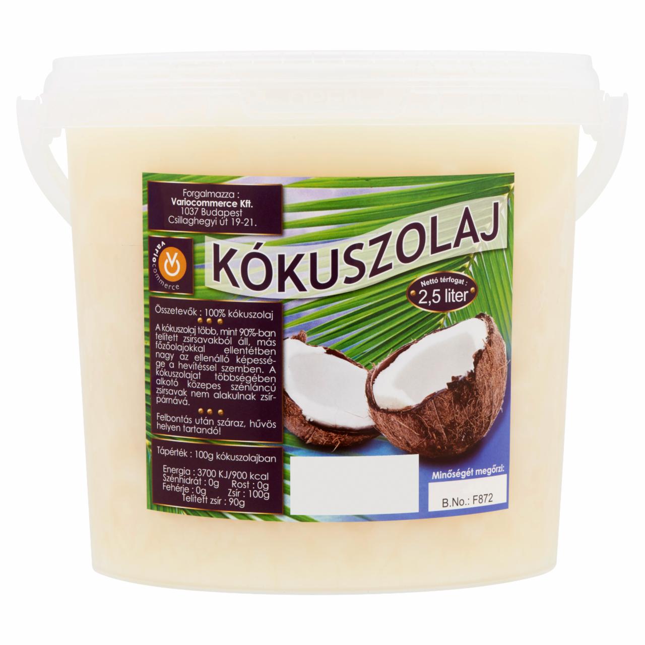 Képek - Kókuszolaj 2,5 l