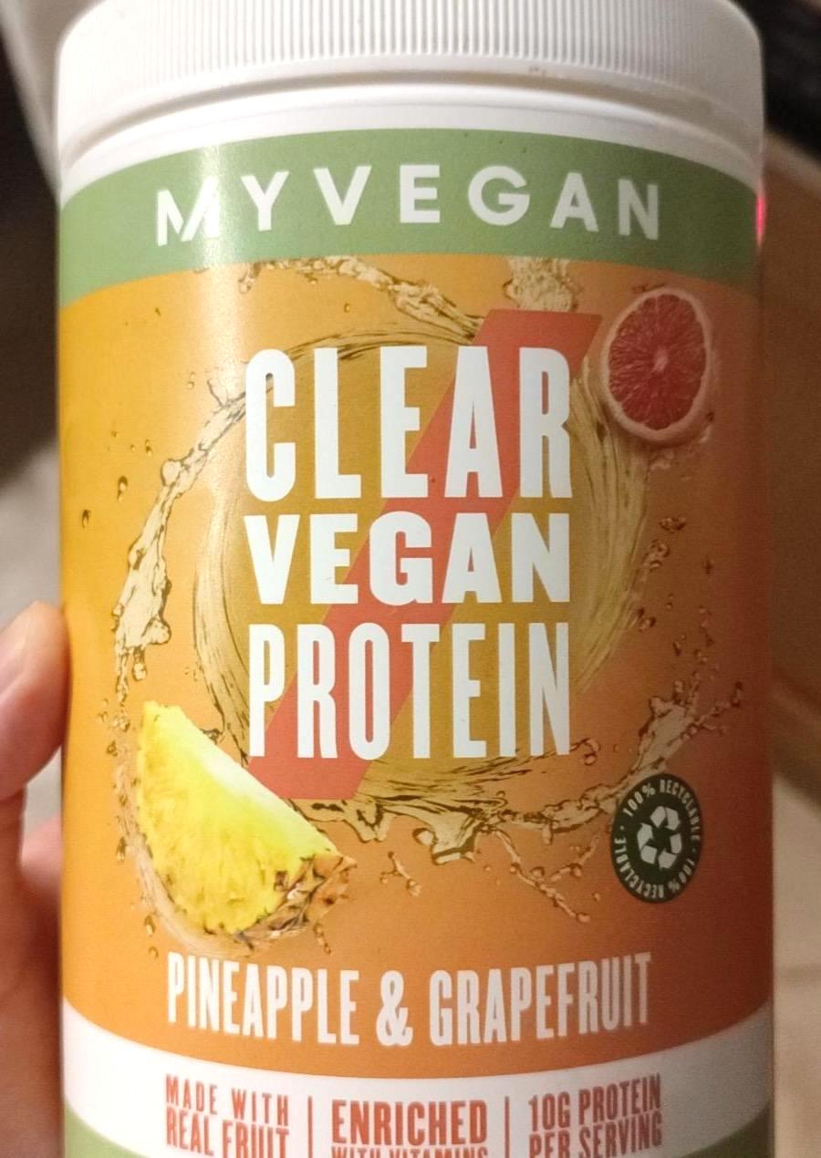 Képek - Clear vegan protein Pineapple & grapefruit MyVegan