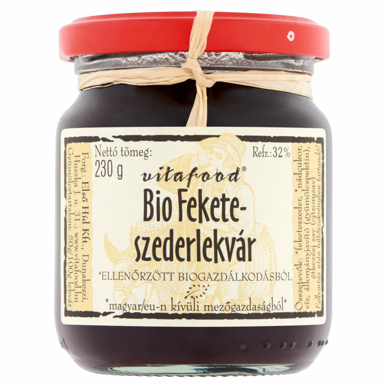 Képek - Vitafood BIO feketeszeder lekvár 230 g