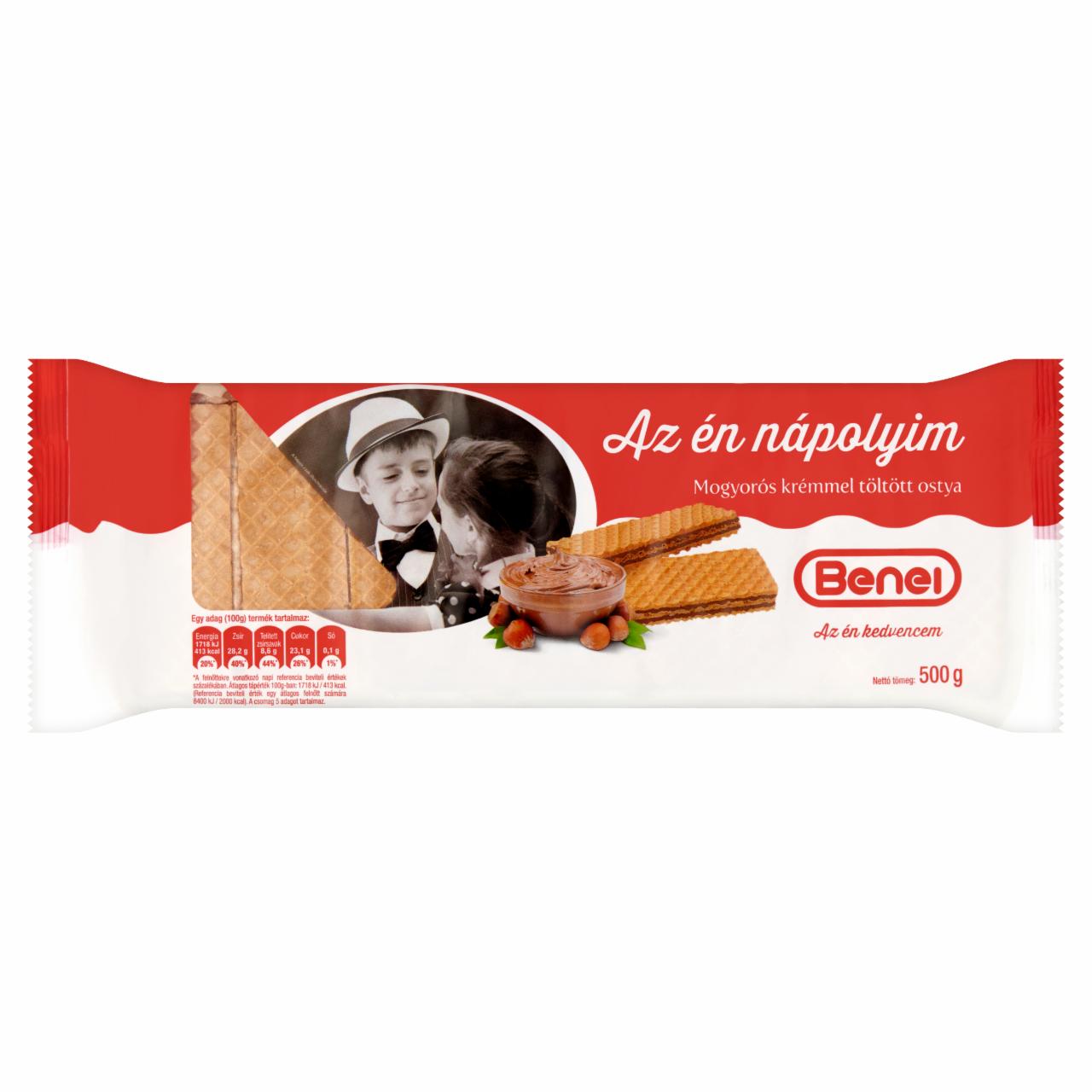 Képek - Benei mogyorós krémmel töltött ostya 500 g