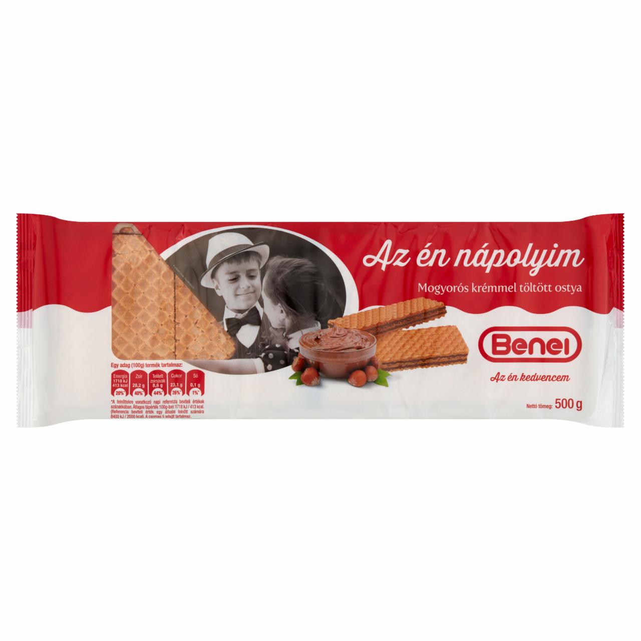 Képek - Benei mogyorós krémmel töltött ostya 500 g