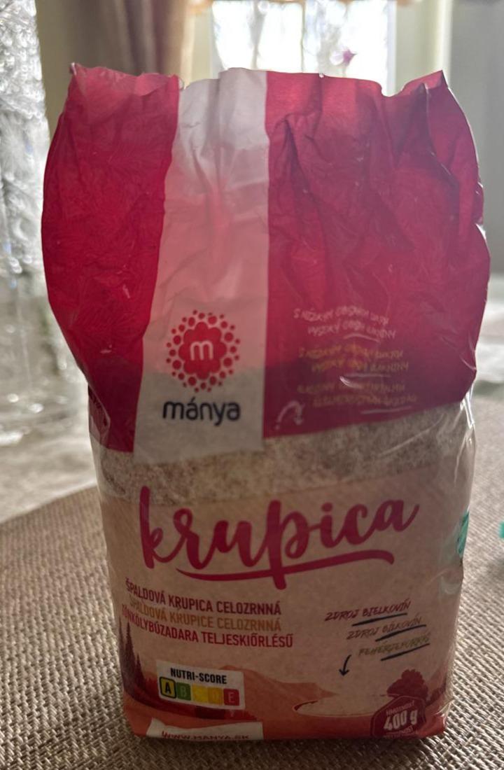 Képek - Špaldová krupica celozrnná Mánya