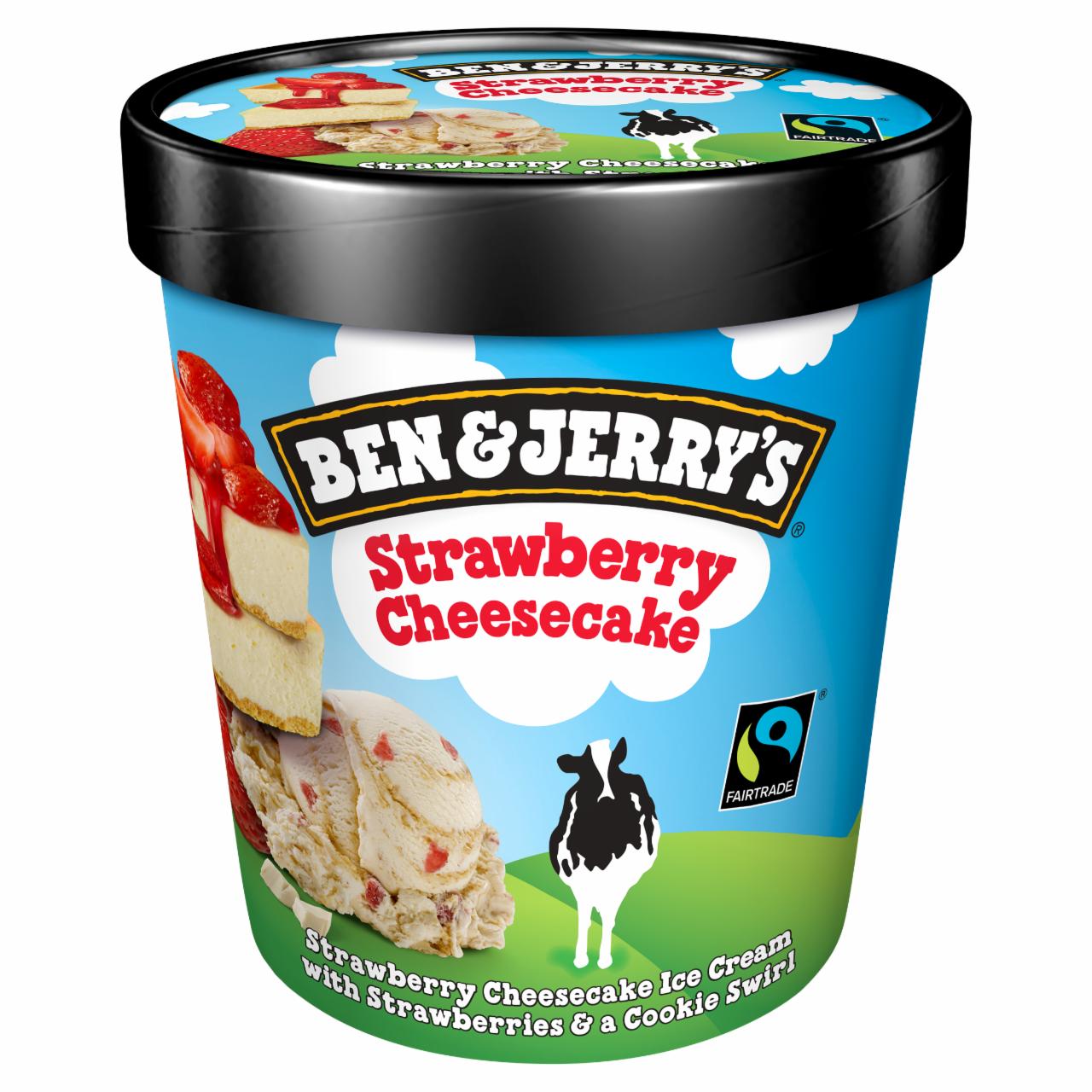 Képek - Ben & Jerry's Strawberry Cheesecake Jégkrém 500 ml