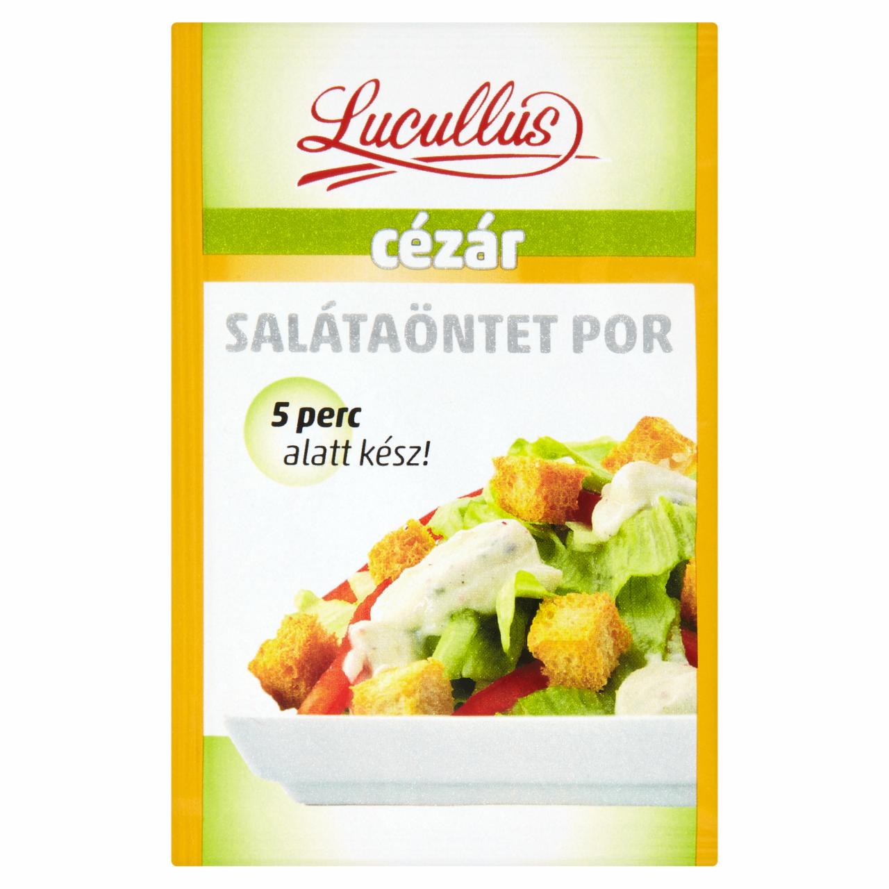 Képek - Lucullus Cézár salátaöntet por 12 g