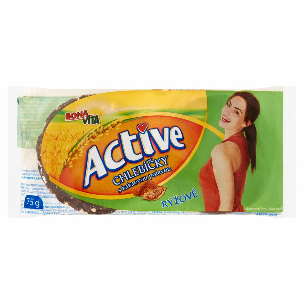 Képek - Bona Vita Active puffasztott rizsszelet csokiöntettel 75 g