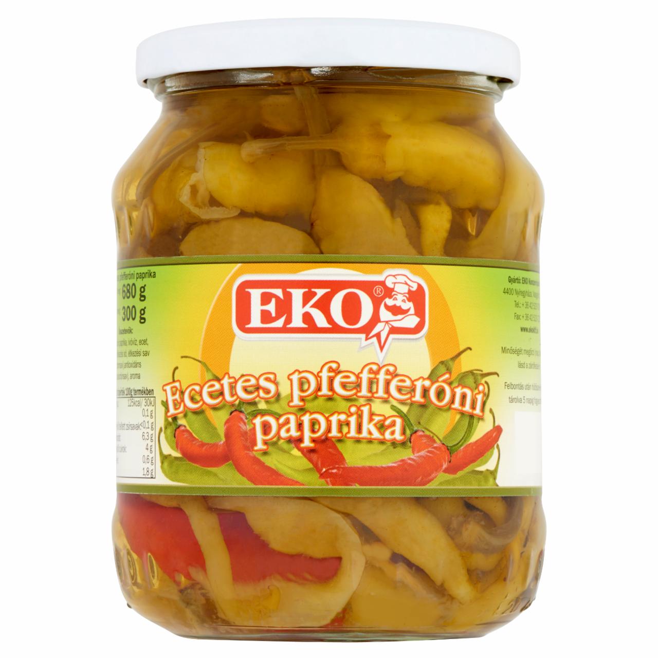 Képek - Eko ecetes pfefferóni paprika 680 g
