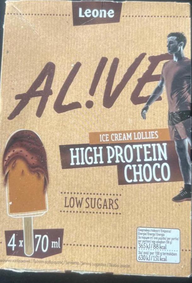 Képek - Alive high protein choco ice cream Leone