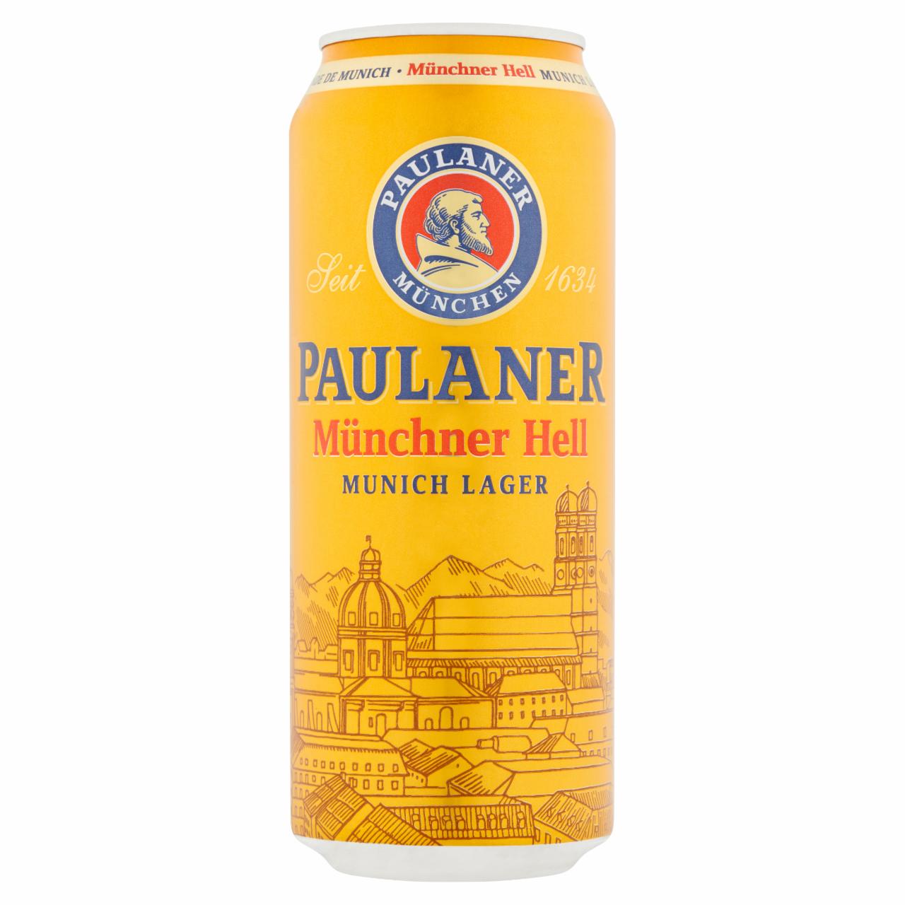 Képek - Paulaner Münchner Hell német világos sör 4,9% 0,5 l