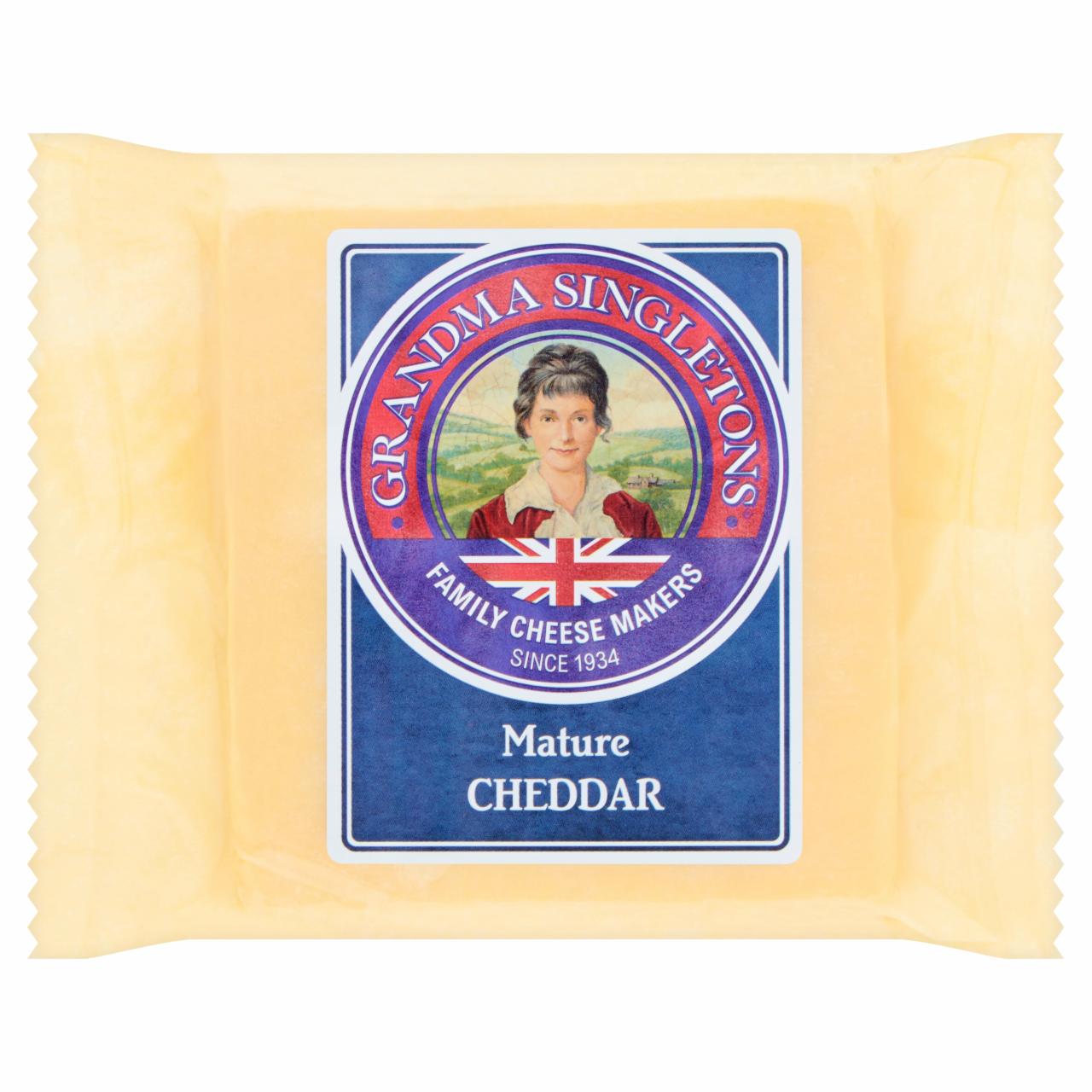 Képek - Grandma Singletons Mature White cheddar sajt 200 g