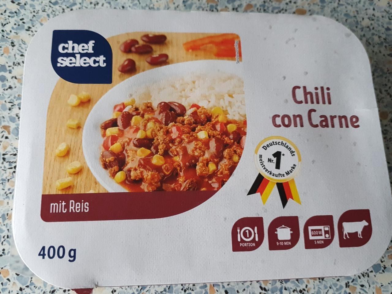 Képek - Chilli con carne mit reis Chef Select