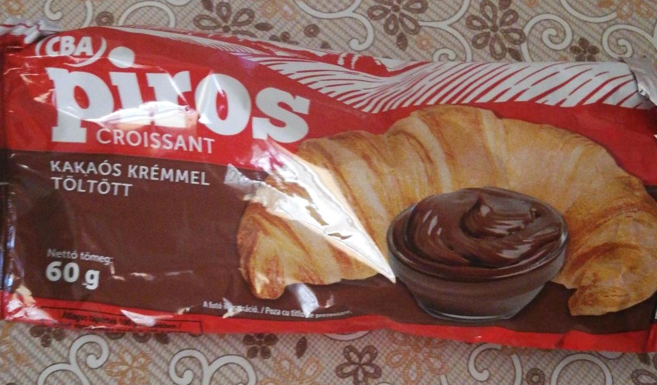 Képek - Kakaós krémmel töltött croissant CBA Piros