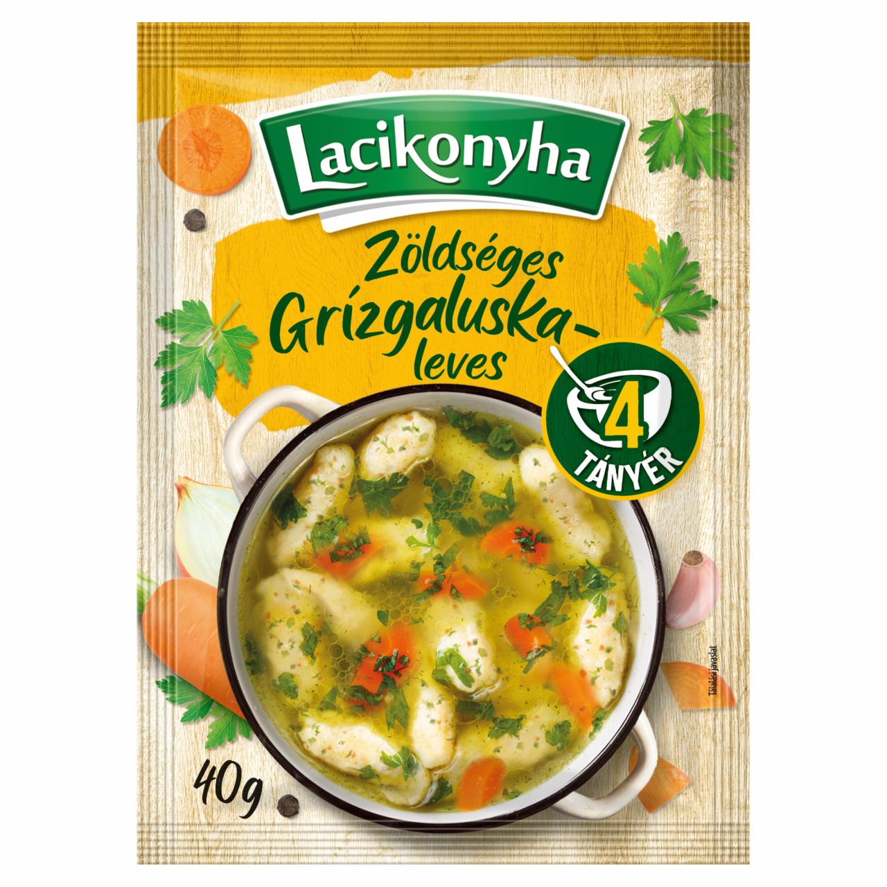 Képek - Lacikonyha zöldséges grízgaluskaleves 40 g