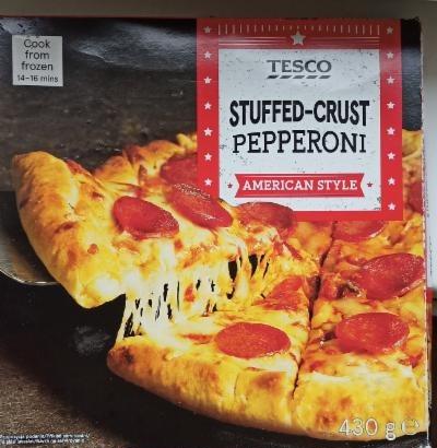 Képek - Tesco stuffed-crust pepperoni gyorsfagyasztott pizzalap 