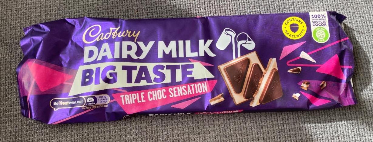 Képek - Dairy Milk big taste Triple choc sensation Cadbury