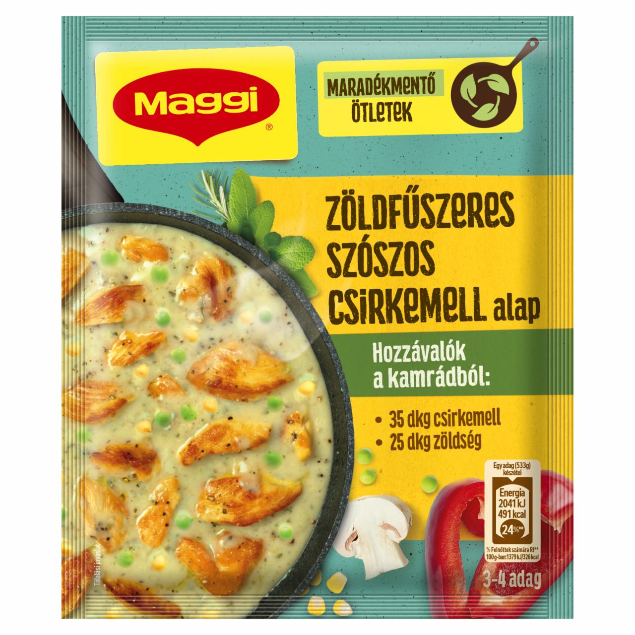 Képek - Maggi zöldfűszeres szószos csirkemell alap 30 g