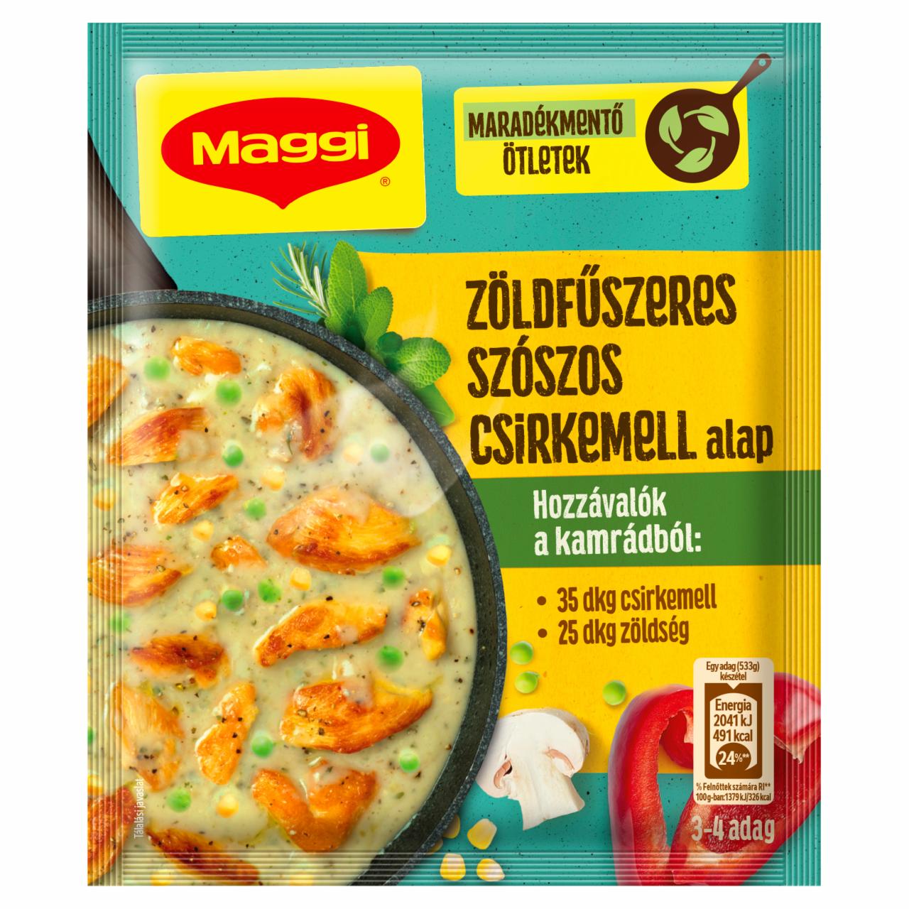 Képek - Maggi zöldfűszeres szószos csirkemell alap 30 g