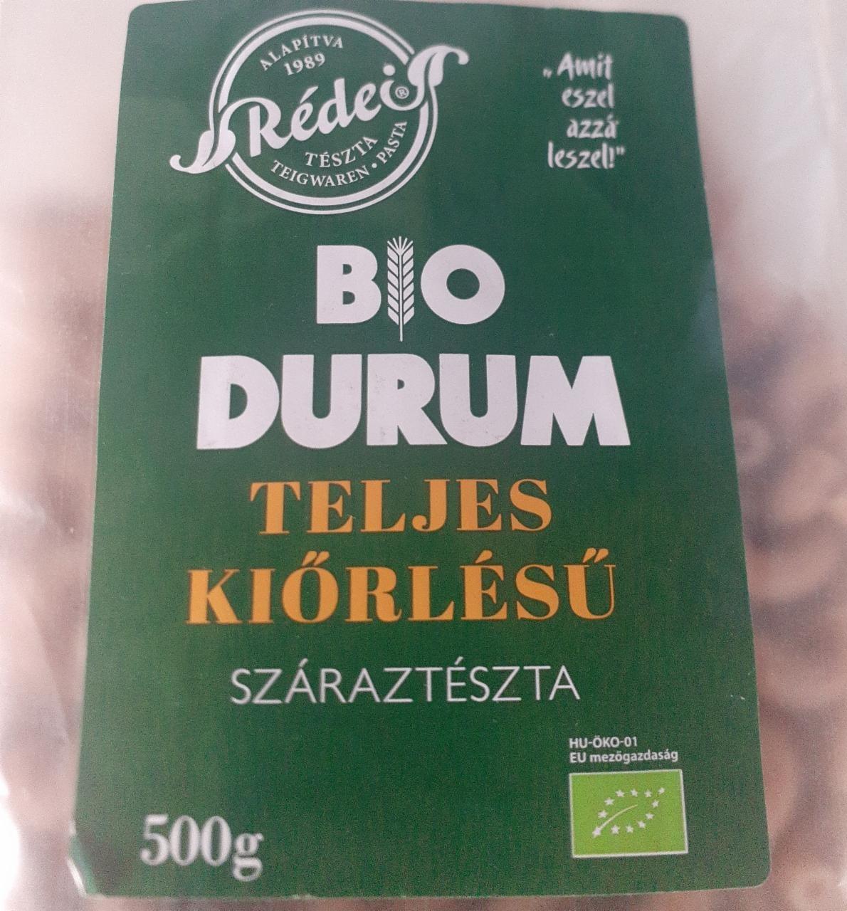 Képek - Bio durum teljeskiörlésű tészta Rédei