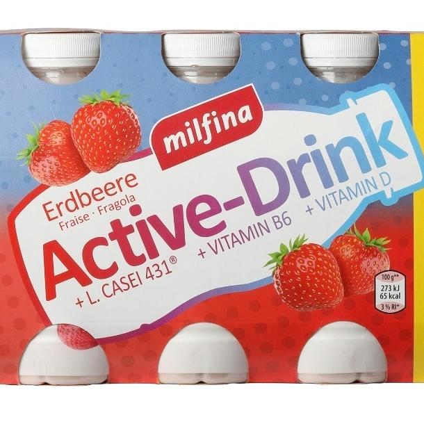 Képek - Active drink epres joghurtital Milfina