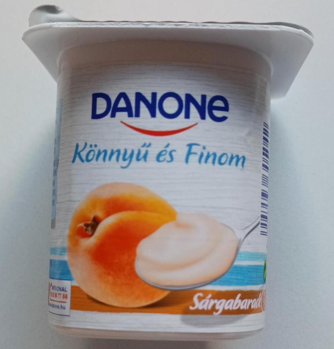 Képek - Danone sárgabarackízű, élőflórás, zsírszegény joghurt 4 x 125 g (500 g)