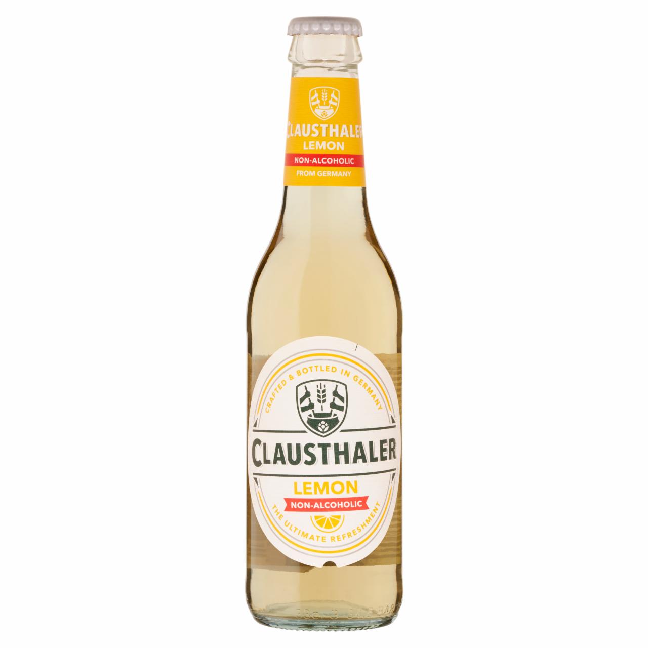 Képek - Clausthaler Lemon alkoholmentes sörmix 0,5% 0,33 l