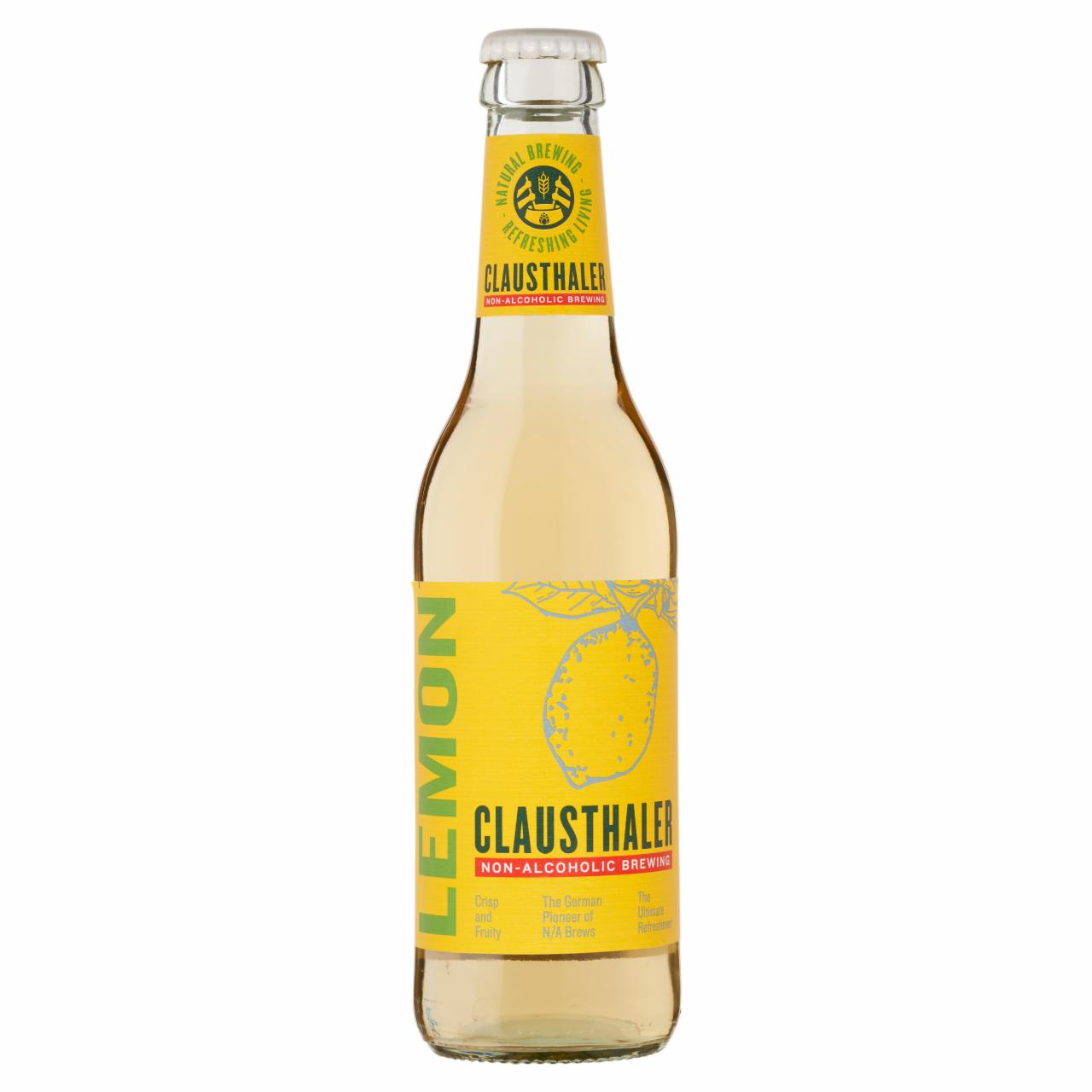 Képek - Clausthaler Lemon alkoholmentes sörmix 0,5% 0,33 l