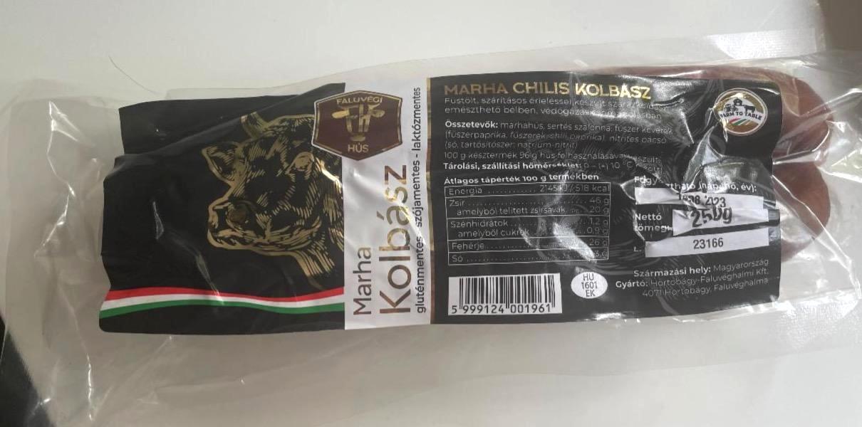 Képek - Marha kolbász chilis Faluvégi hús