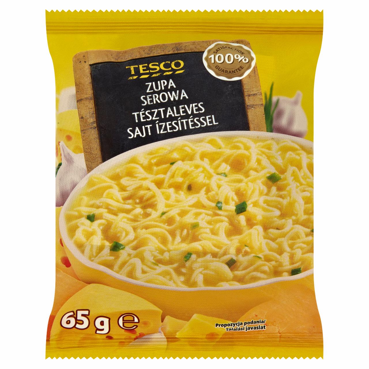 Képek - Tesco tésztaleves sajt ízesítéssel 65 g